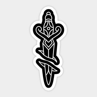 Traditional Dagger Sticker